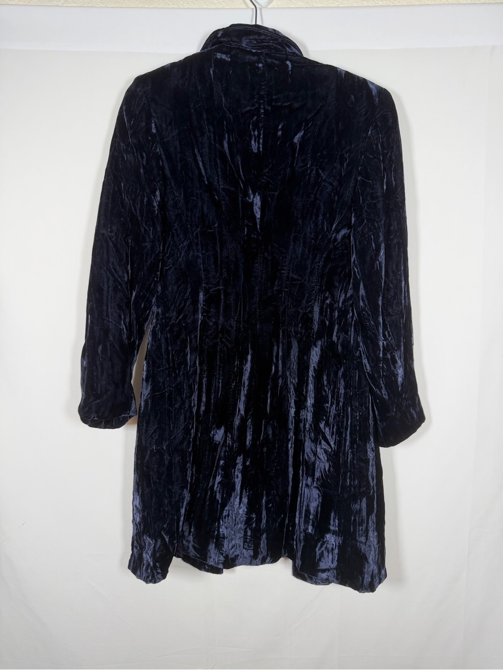 Vintage Cache Whimsigoth Steampunk Velvet Long Blazer Coat - Picture 5 of 6